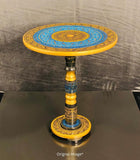 Blue & Golden Enamel Lacquer Art Hand-made Coffee Table | CT- 02 |