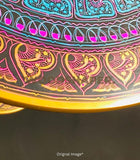 Sky Blue - Pink - Golden Enamel Lacquer Art Hand-made Coffee Table | CT- 06 |